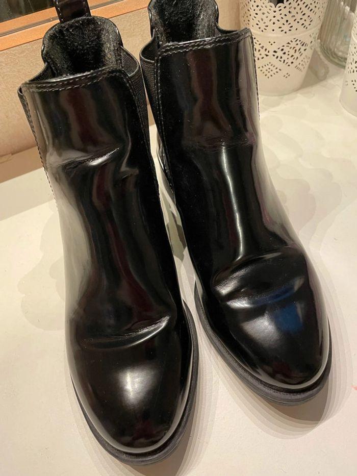 Bottines noires vernies - photo numéro 2