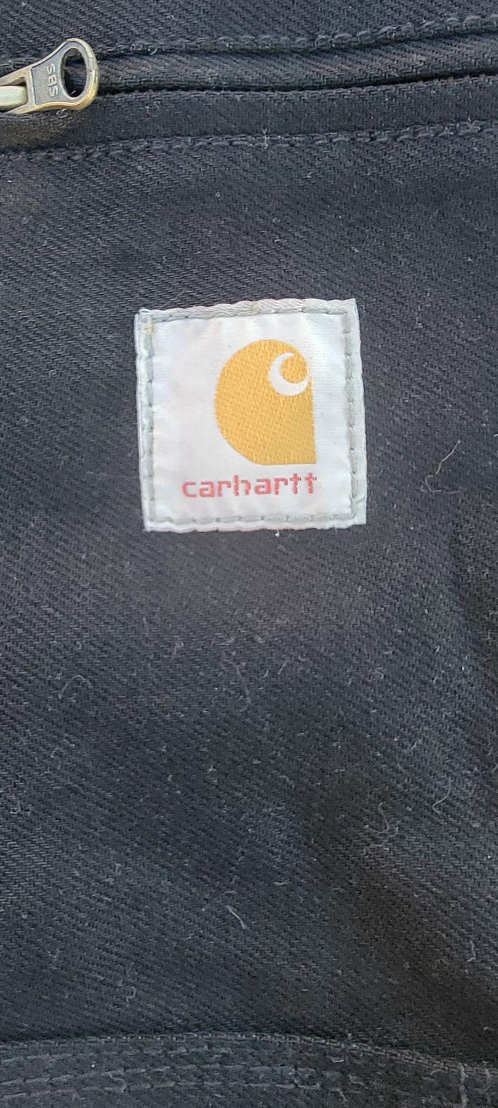 Veste vintage Carhartt Detroit noire taille M reworked - photo numéro 3