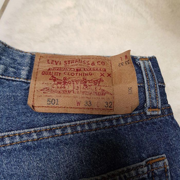 Jean Levi's 501 W33 L32 Made in USA Bleu - photo numéro 8