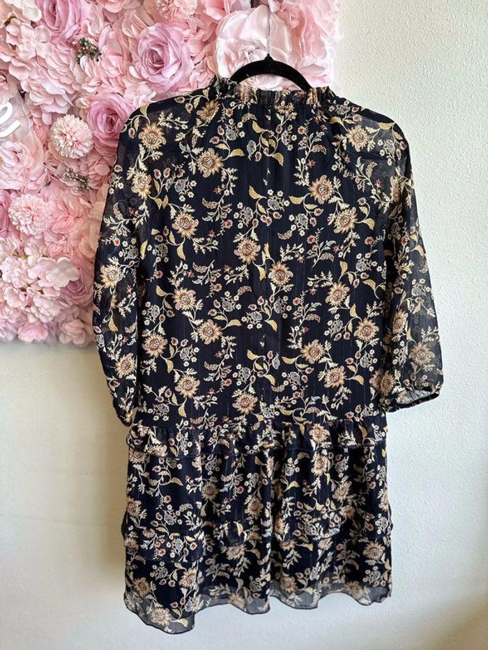 Robe midi avec motifs floraux et paisley, taille M, neuve Bonobo - photo numéro 5