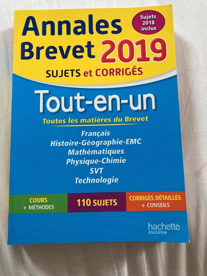 Annales brevet 2019 - photo numéro 2