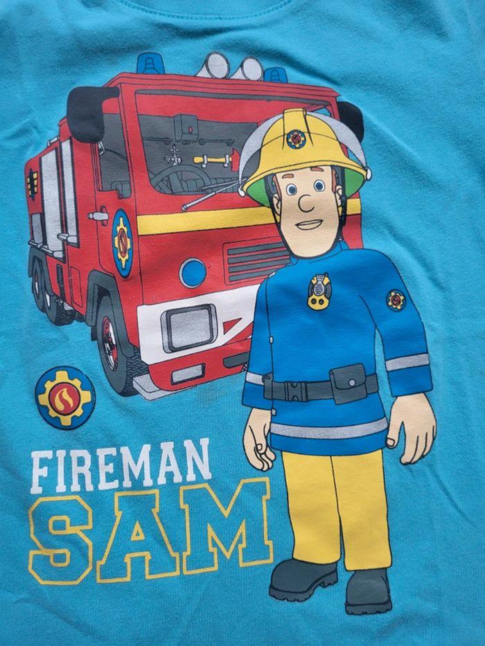 T-shirt sam le pompiers 4ans - photo numéro 3