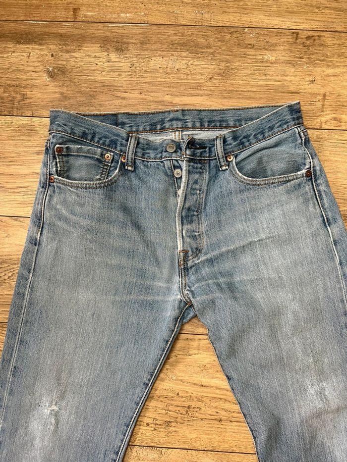 Jean Levis 501 bleu clair , vintage W31 L32 pour du 38’ - photo numéro 8