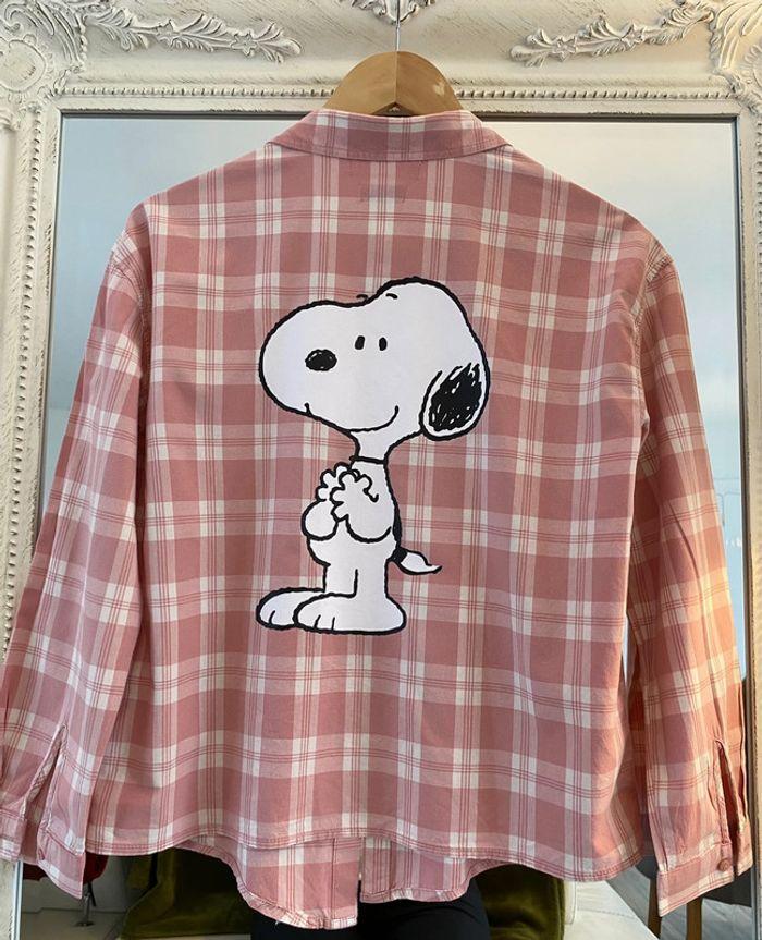 Chemise à carreaux SNOOPY peanuts ZARA 14 ans - photo numéro 7