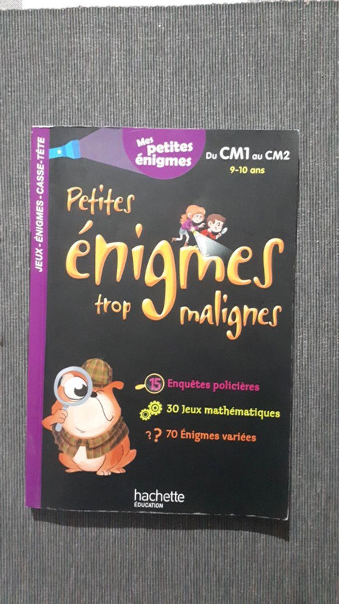 Livre Petites énigmes trop malignes CM1 au CM2 - photo numéro 1