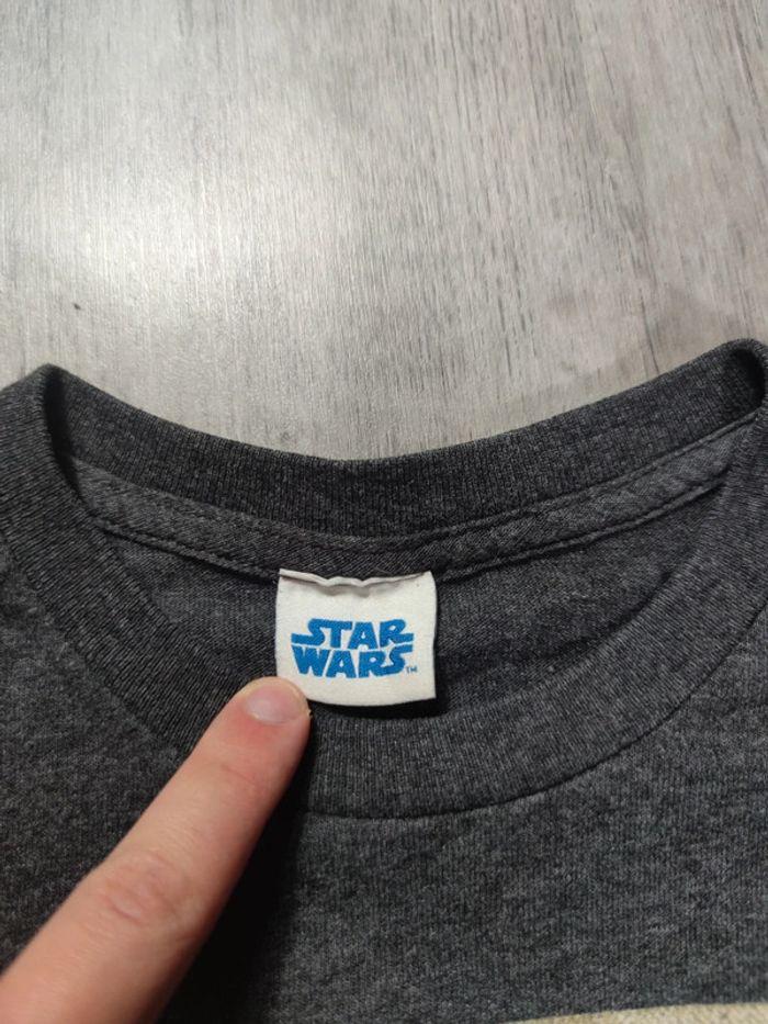 T-shirt Licence Star Wars Lucas Film Vintage Gris Foncé Taille S Homme - photo numéro 3