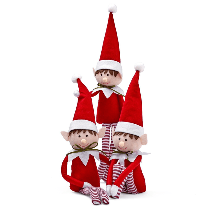 Lot de 3 Lutins de Noël ou  Elfes Farceurs - photo numéro 1