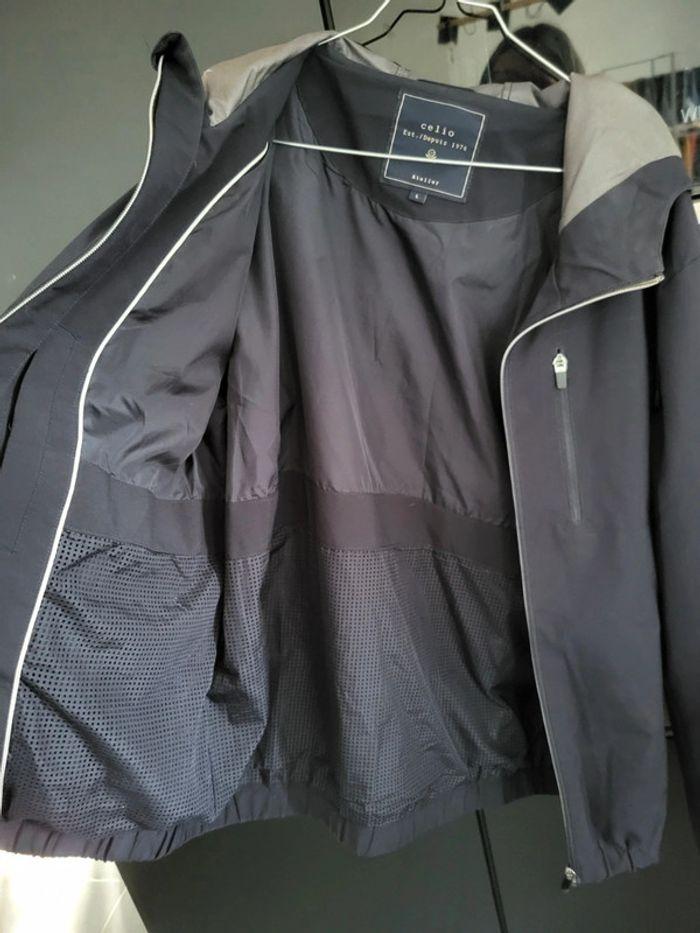 Veste imperméable bleue marine - photo numéro 4