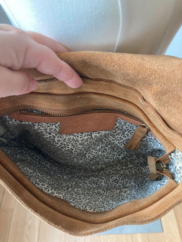 Pochette sac bandoulière Petite Mendigote bi matière - photo numéro 9