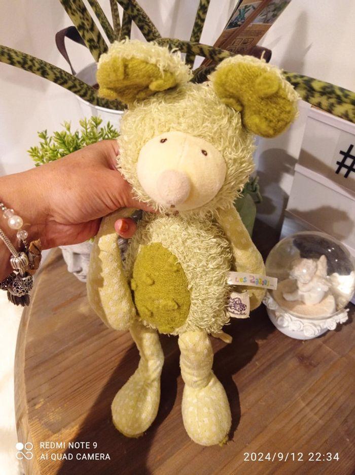 Doudou Souris verte les Zazou de Moulin Roty - photo numéro 9