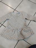 Robe sweat Petit bateau imprimé fleuri mi-saison