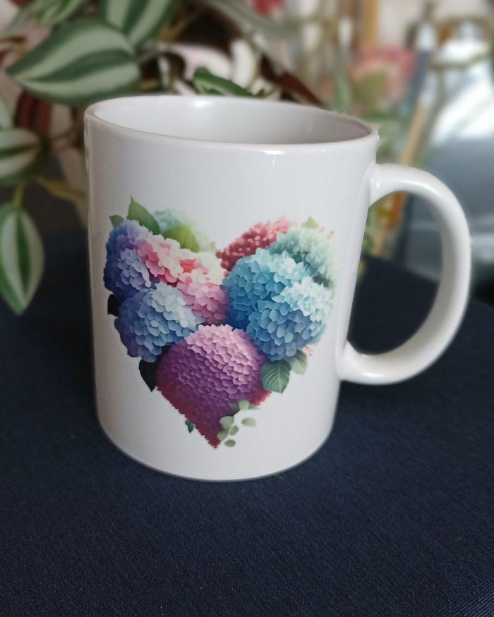 Fête des mères - Mug hortensia personnalisé - photo numéro 8