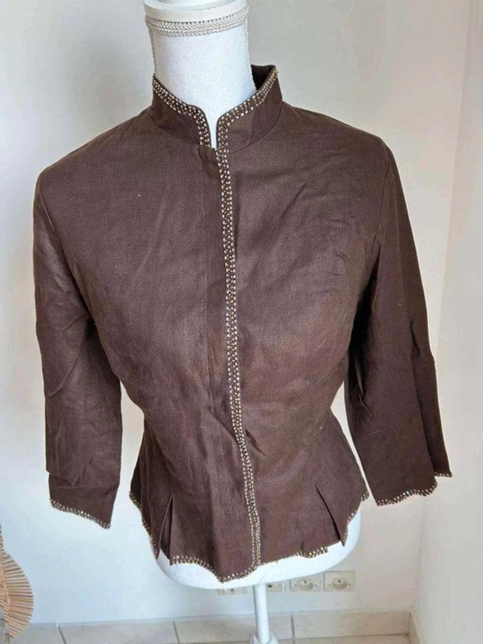 Veste  marron - photo numéro 1