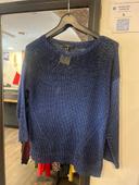 Pull manches 3/4 bleu 1.2.3