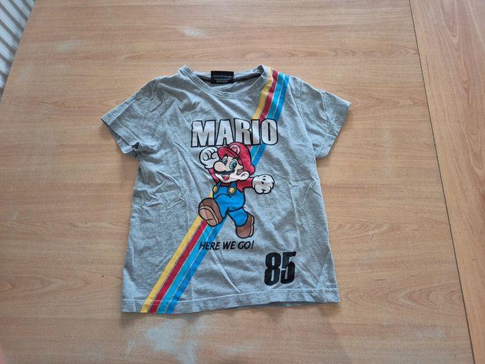 Lot de 2 tee shirts manches courtes 6ans - photo numéro 2