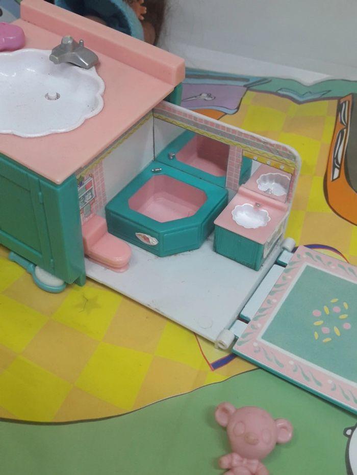 1990 Lewis galoob bathroom salle bain lavabo mattel 1994 pretty poupée mini - photo numéro 8