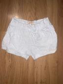 Short blanc zara 6-9 mois