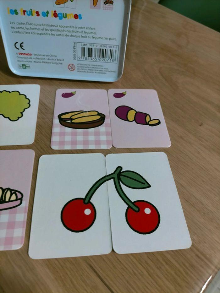 Jeux cartes fruits et légumes - photo numéro 3