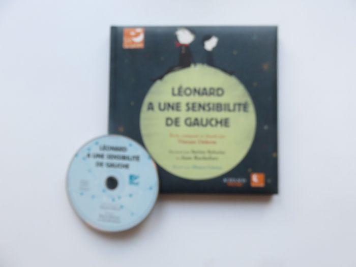 Livre CD jeunesse 5-12 ans : Léonard a une sensibilité de gauche (Vincent Delerm, Jean Rochefort - A - photo numéro 1