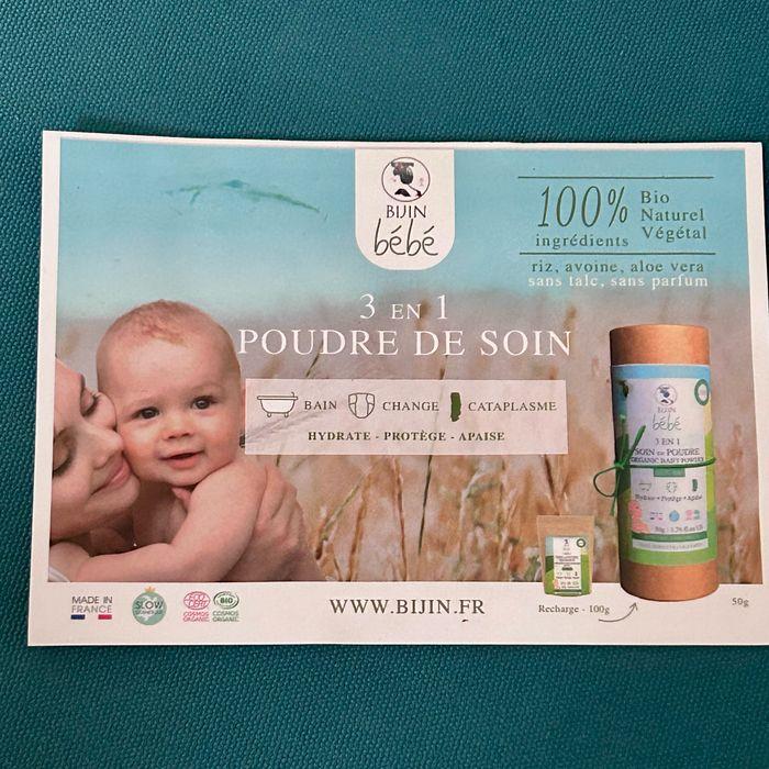 Bijin Bébé poudre de soins pour bébé, biologique, alternative au talc - photo numéro 6