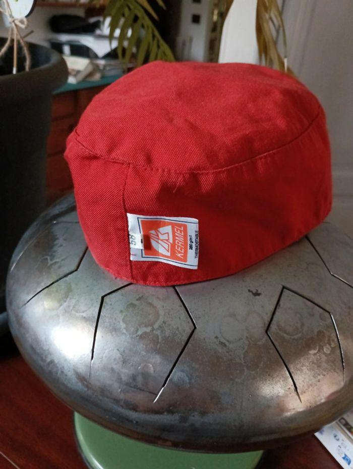 Véritable casquette de pompier taille 58 - photo numéro 3