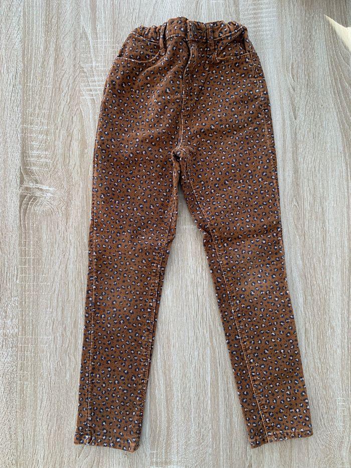 Pantalon velours léopard - photo numéro 1