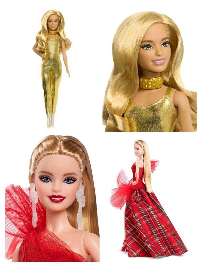 Barbie signature blonde joyeux Noël et barbie fashionistas - photo numéro 3