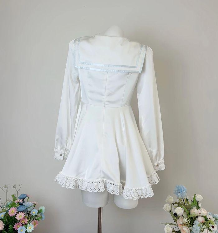 Dress Robe style Blue Marin Navy Lolita Cosplay Cute Kawaii - photo numéro 5