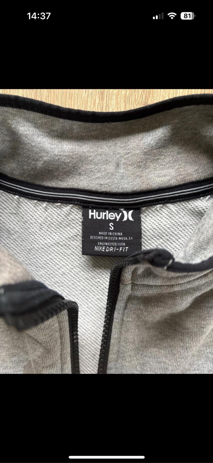 Hurley sweat 1/4 zip - photo numéro 2