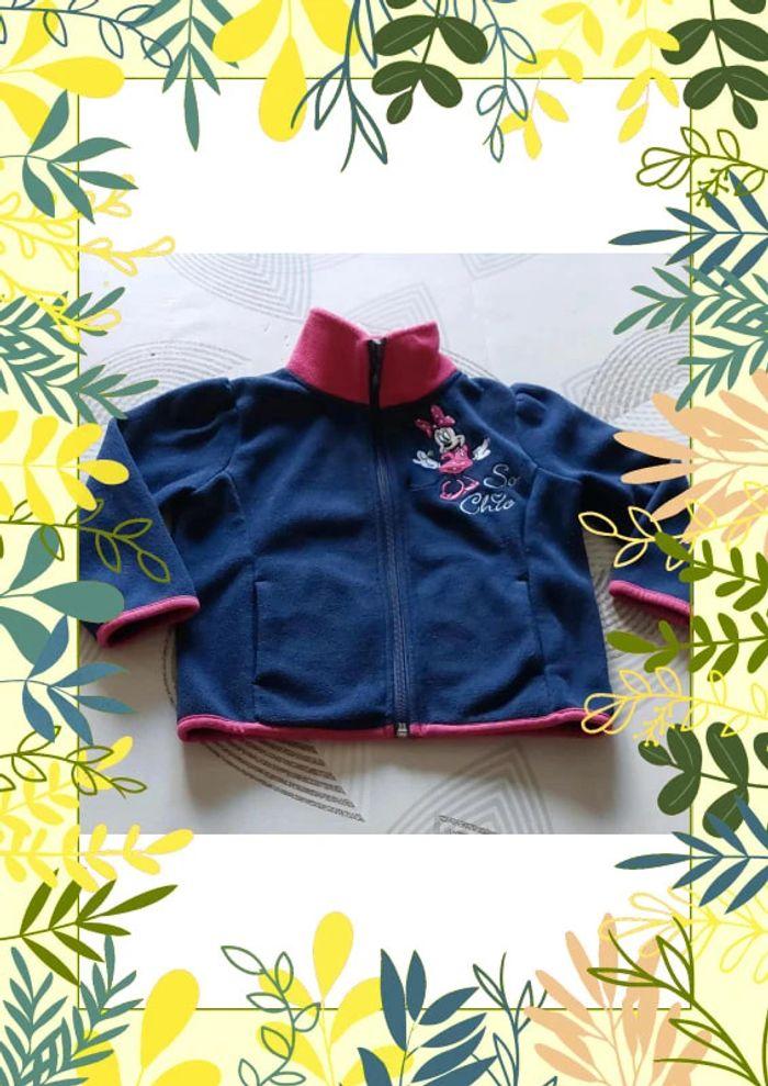 Veste polaire zippée Minnie fille 3 ans - photo numéro 1