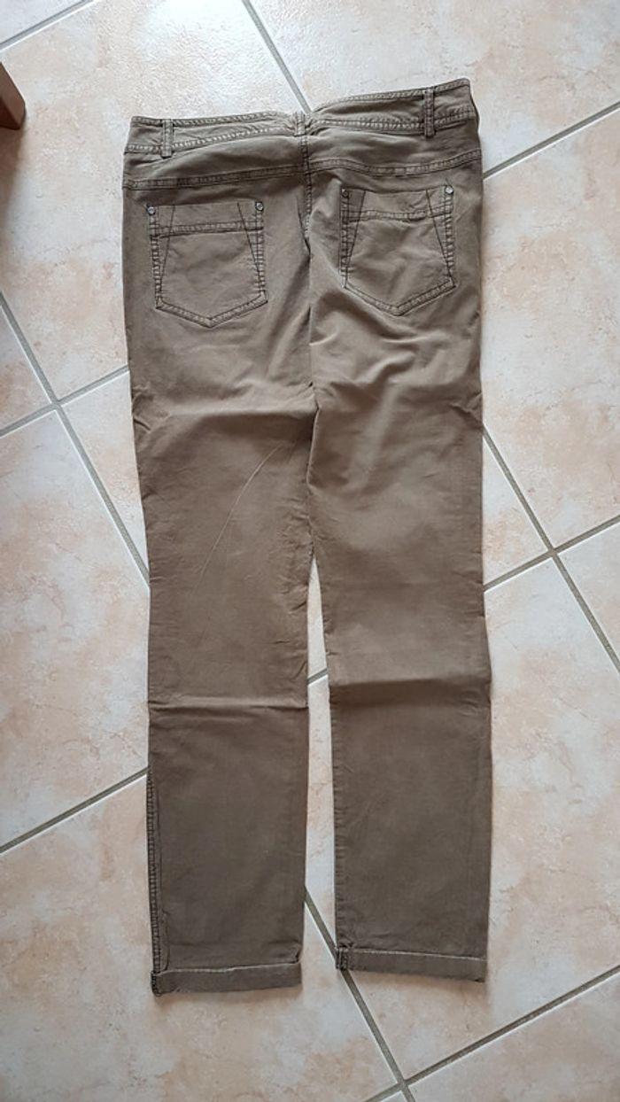 Pantalon Promod T40 marron - photo numéro 4