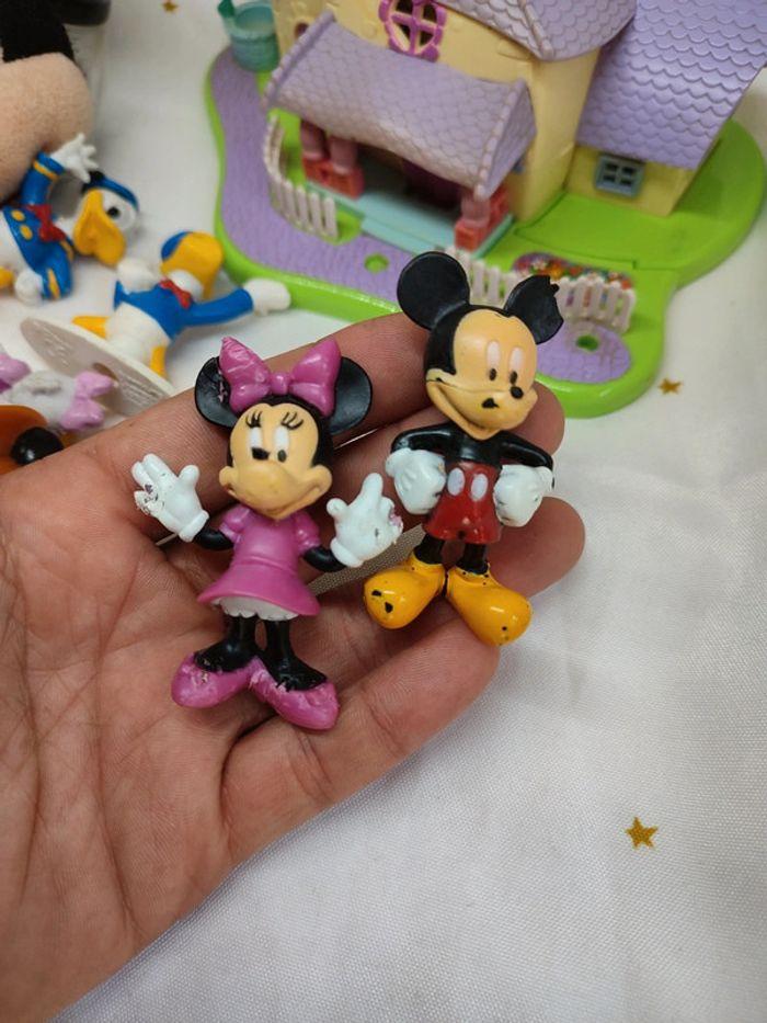 Polly pocket figurine Mickey Minnie Birthday maison house dingo Donald daisy - photo numéro 10