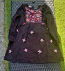 Robe velours fille en 8 ans