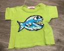 Teeshirt poisson vert 12 mois Prends ton pouce