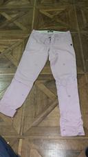 Pantalon Maison Scotch couleur Lilas, motif étoile.