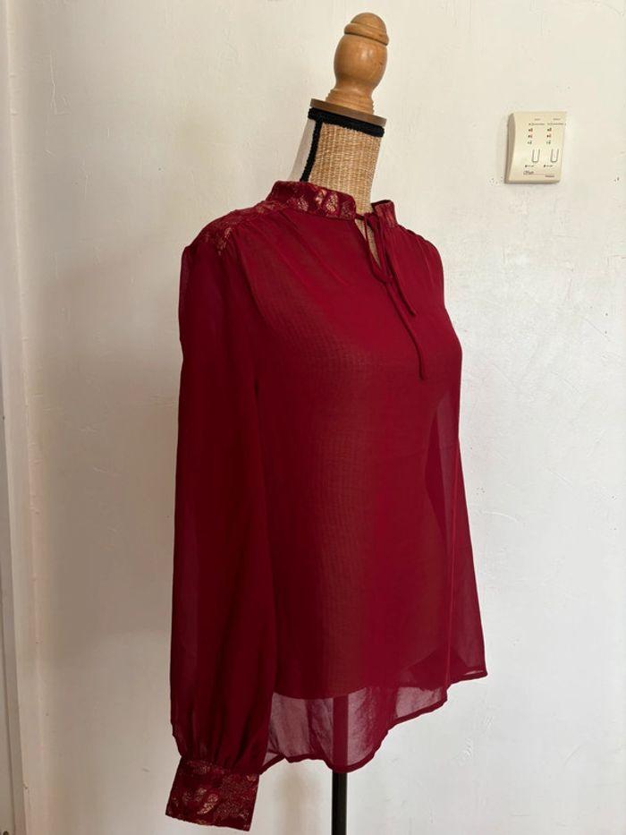 Magnifique blouse bordeaux suiteBlanco taille 42 - photo numéro 4