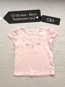 T-shirt chaton