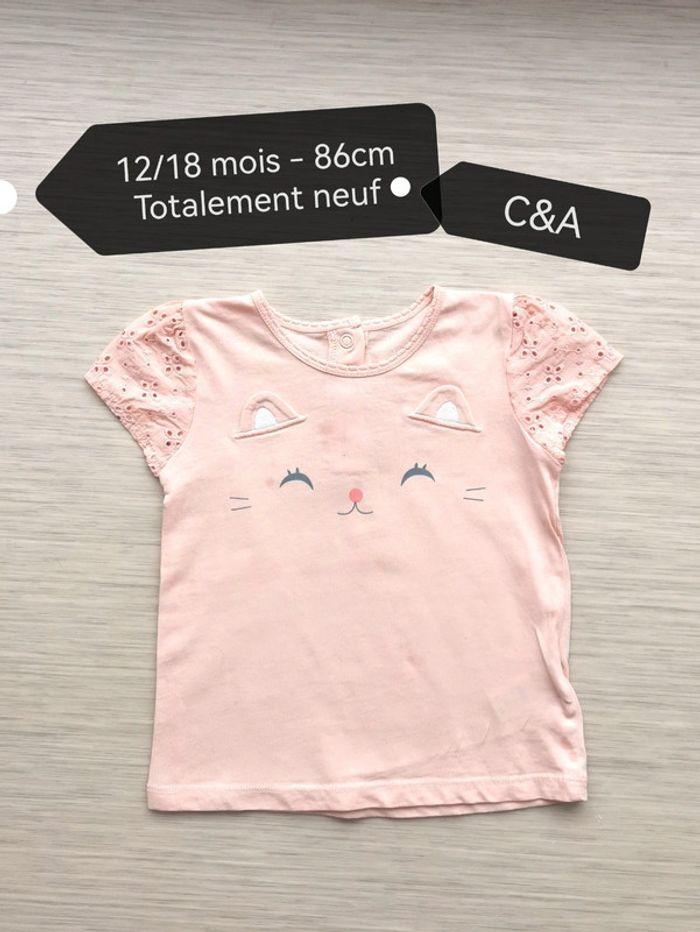 T-shirt chaton - photo numéro 1