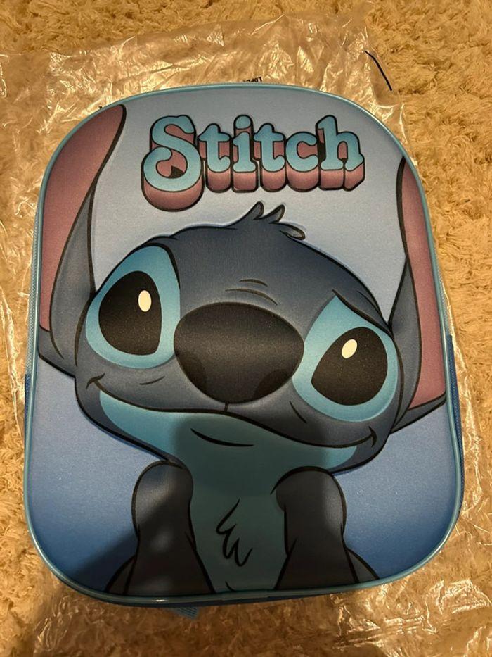 Sac à dos 3D stitch enfant bleu neuf - photo numéro 5