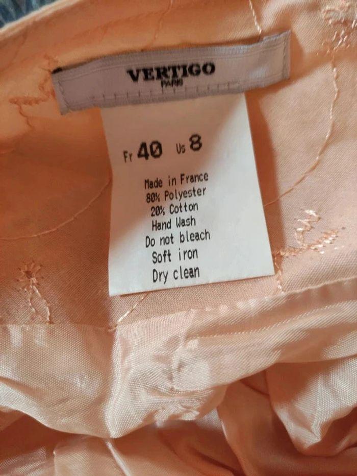 Jupe Bohème longue orangé clair Vertigo taille 40 - photo numéro 4