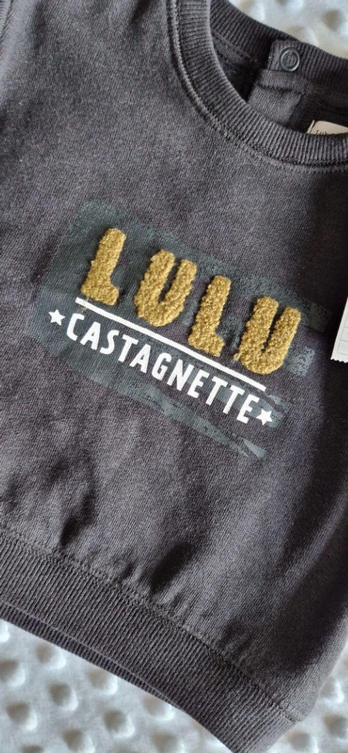 Sweat neuf lulu castagnette 3 mois - photo numéro 2