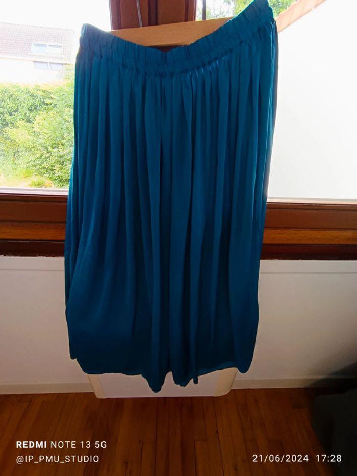 Jup longue turquoise bleu |42|XL - photo numéro 3