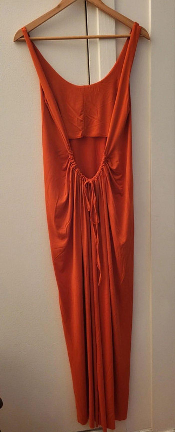 Robe longue orange - photo numéro 2