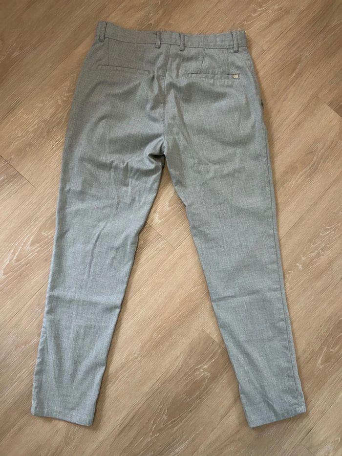 Pantalon gris Zara homme - photo numéro 4