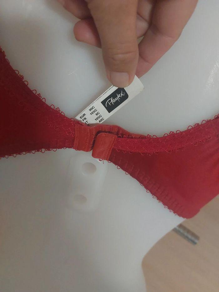 Soutien gorge 90C rouge - photo numéro 3