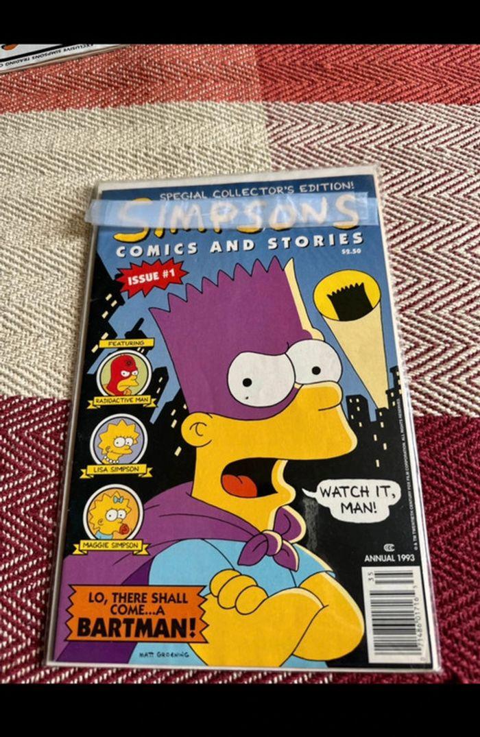 Rare Lot Comics Simpsons, Batman, Hulk, Beavis and Butt-Head, Promo Cards Vintage - photo numéro 4