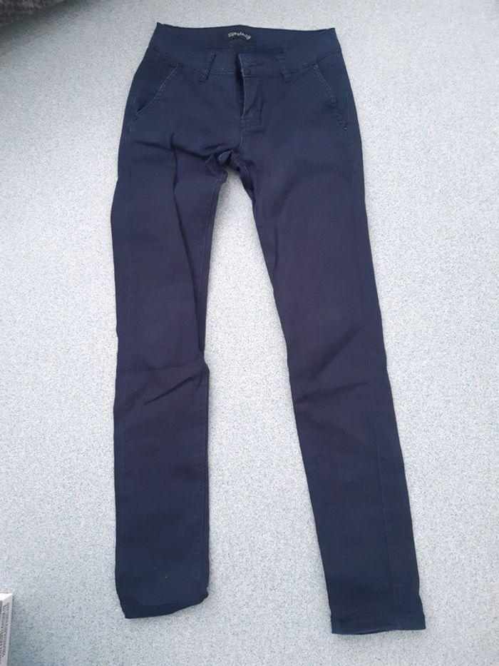 Pantalon bleu nuit - photo numéro 1