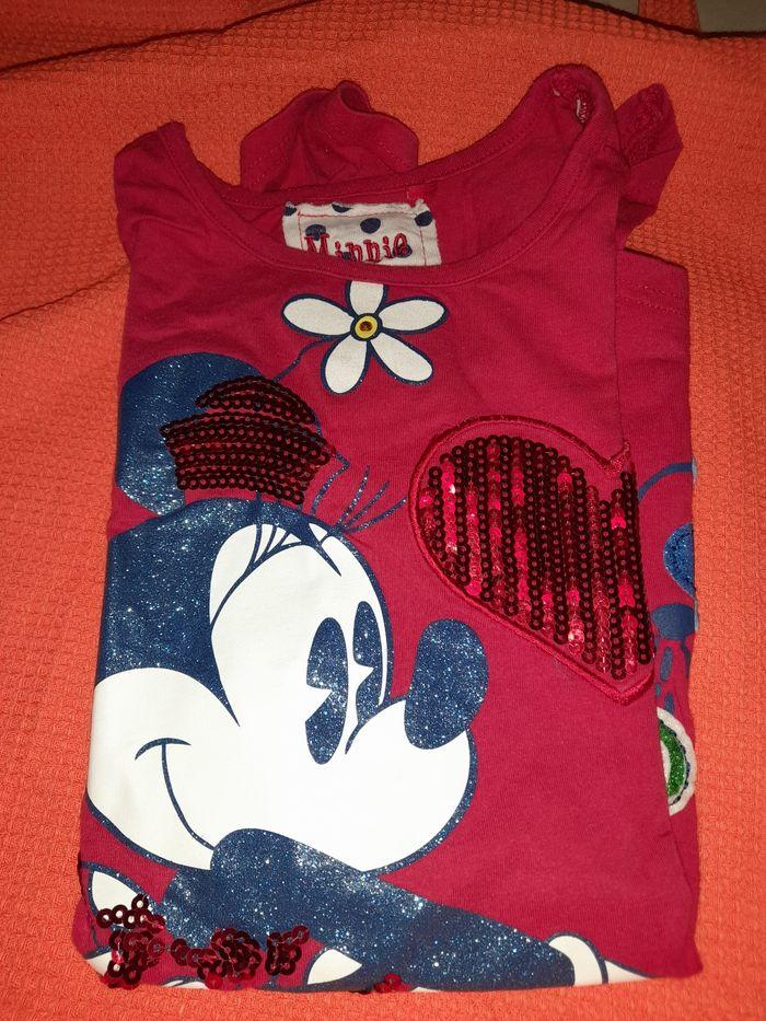 Tee-shirt minnie - photo numéro 1