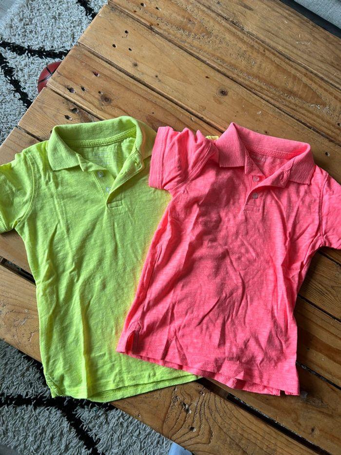 Lot 2 polo flashy Primark 3/4 ans - photo numéro 1