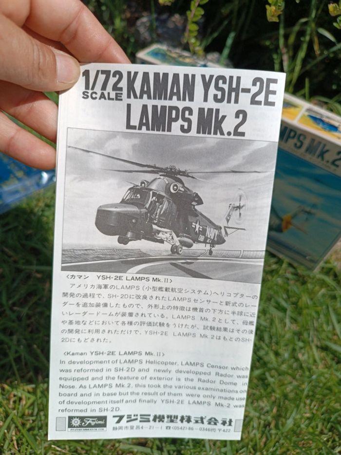 Maquette helicopter hélicoptère kaman hsh 2e 1/72 lampes mk miniature construction modélisme - photo numéro 8